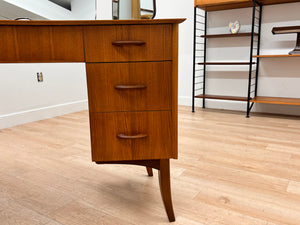 Mid Century Triple Mirror Vanity by Wrighton Furniture