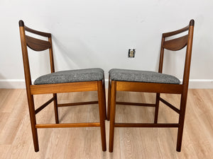 Dining chairs mid century by AH McIntosh