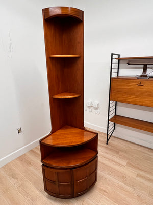 Mid Century Corner Unit/Bookshelves By Nathan Furniture of London