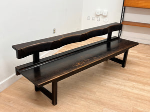 1960s Modernist Church Pew/Bench