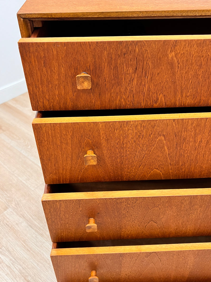 Mid Century Tall boy Dresser