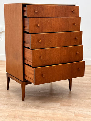 Mid Century Tall boy Dresser