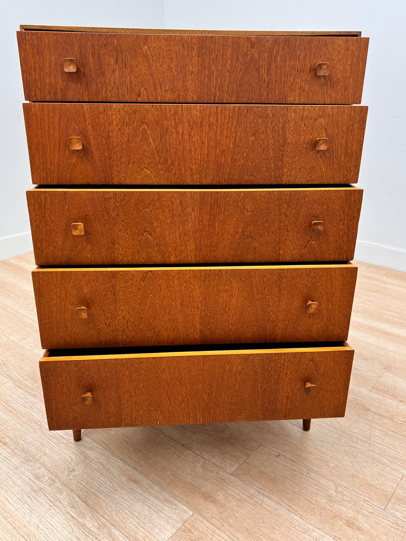 Mid Century Tall boy Dresser